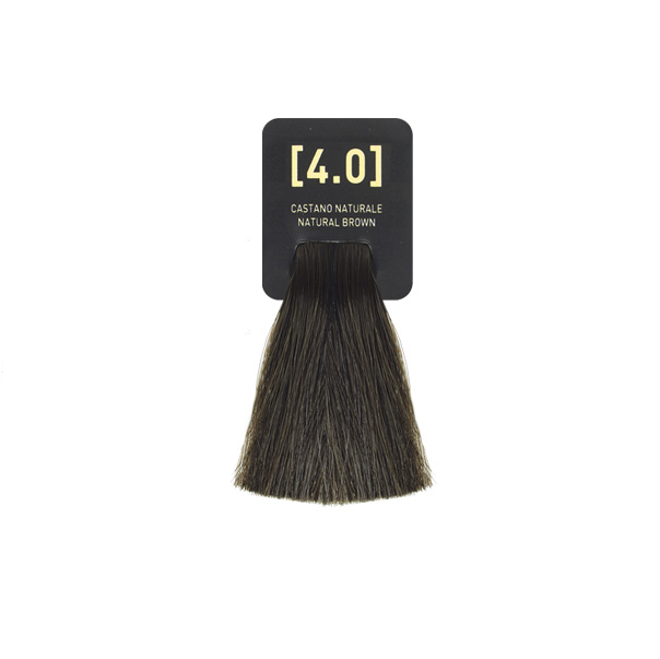 4.0 Коричневый натуральный NATURAL BROWN (100 мл) Крем-краска для волос INCOLOR	