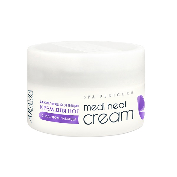 ARAVIA Professional Регенерирующий крем от трещин с маслом лаванды Medi Heal Cream 150мл.