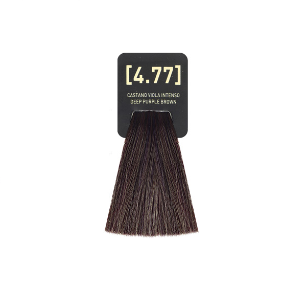 4.77 Фиолетовый интенсивный коричневый DEEP PURPLE BROWN (100 мл) Крем-краска для волос INCOLOR	