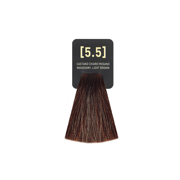 5.5 Махагоновый светло-коричневый MAHOGANY LIGHT BROWN (100 мл) Крем-краска для волос INCOLOR	